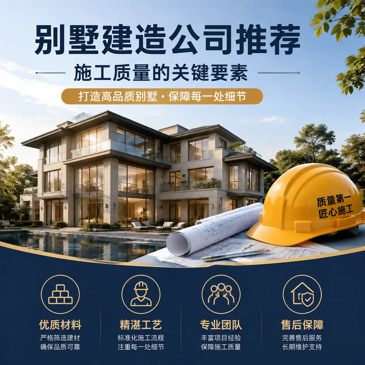 别墅建造公司推荐： 乌当 施工质量的关键要素