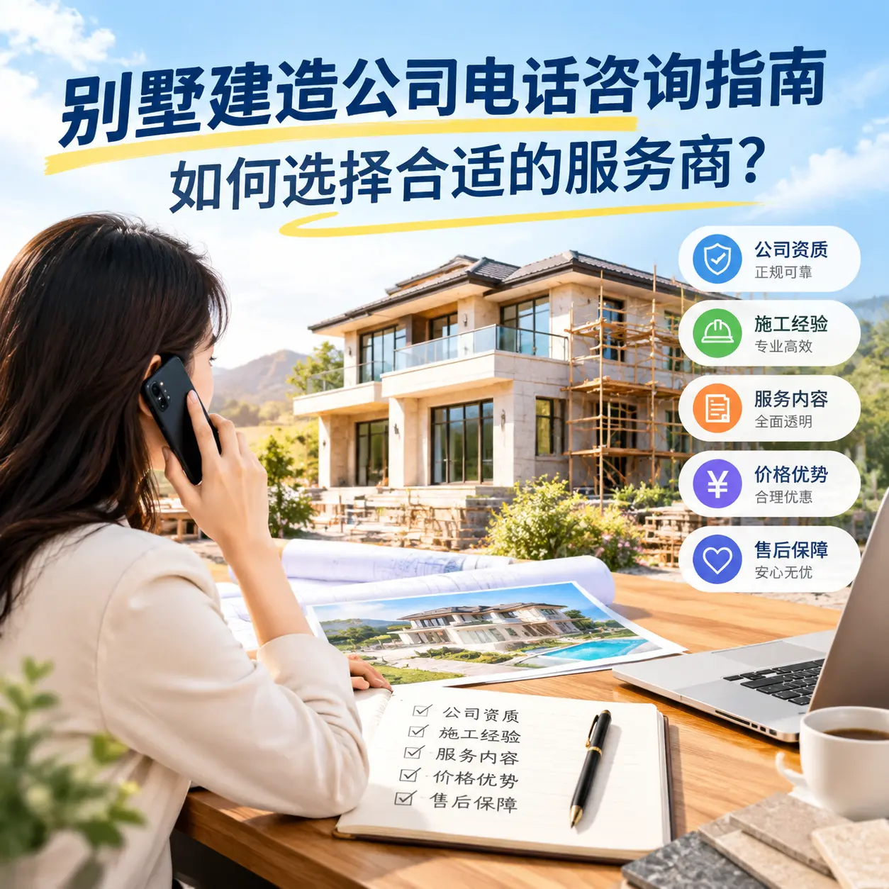别墅建造公司电话咨询指南，如何选择合适的服务商？